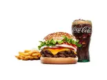 ダブルワッパーチーズJr.セット（バーガーキング 六本松駅前）