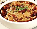 水煮肉片(豚肉の四川風煮込み)Szechuan-StylePorkStew（中崋苑）