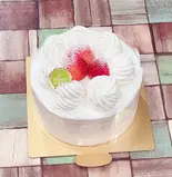 【SDGs商品】4号サンドフルーツなし・いちご乗せ(12cm)（夜のケーキ屋さん）