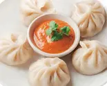 チキン モモ(5個) Chicken Momo (5pcs)（ディップマハル 溜池山王店）