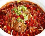 四川風牛肉煮込み(水煮牛肉)（常翔來）