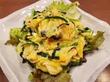 ニラ玉子炒め（居酒屋Rapu Rapu）