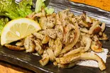 鶏皮の炭火焼き (1人前50g程度です。)（餃子工房 ちびすけ 東心斎橋店）