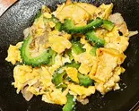 ちびすけ流ゴーヤチャンプル（餃子工房 ちびすけ 東心斎橋店）