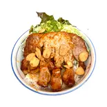 【大盛り無料！】ニンニクたっぷり厚切りトンテキ丼（【menu限定価格商品あり】カリーWEST百名店2020 いずみバーグ 御幣島店）