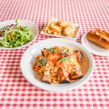 ナスのトマトソーススパゲッティセット（ピッツエリアマリオエスプレッソ袋町店）