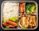 サムギョプサルソーセジ弁当/Samgyeopsal ＆ Sausage Bento（ロイヤルキンパ 練馬）