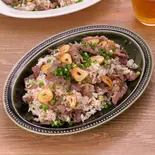和牛ガーリックライス（お好み焼き 鉄板焼き 縁むすび）