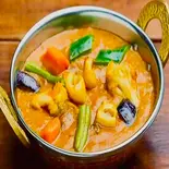 やさいカレーセット/vegetable curry set（ハリパリワール インド料理）