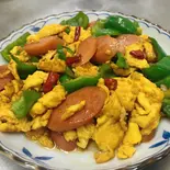 火腿肠青椒炒鸡蛋（友誼食府 立川店）