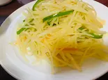 ジャガイモ千切り炒め(炒土豆丝)（中華料理 錦園）
