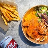 【当店人気No.3】ダブルチキン・チキンオーバーライスセット / Double Chicken Chicken Over Rice Set(NY MARKET CHICKEN OVERRICE Yokohama Yamate)