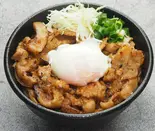 温玉薄切り豚バラ丼（豚めし家 なんばパークス前店）