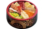 熟成醬油の漬けちらし丼（つきじ海賓 西新井店）
