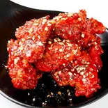 ヤンニョムチキン(7ピース)（韓国家庭料理 でりかおんどる 新大久保店）