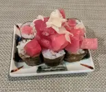 鉄火ガリ巻(まかない海鮮丼とアテ巻寿司わいず)