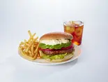 ◆【 ドリンクセット 】 アボ照り   Teriyaki Burger with Avocado（KOMEDA is □東銀座店）