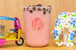【毎日限定10食】(COLD)プレミアムイチゴスムージー(Mサイズ)(タピオカふつう入)（TOKYO No.1 茶房(トウキョウナンバーワンサボウ)）
