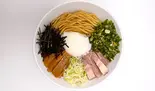 スペシャルトッピングセットAまぜそば(半熟温泉たまご、ねぎゴマ)（【油そば】芦屋まぜそば）