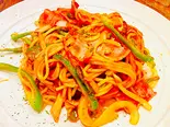 昔ながらのナポリタン(餃子工房 ちびすけ 阿倍野橋店)