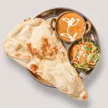 【1番人気】ナン ＆ カレーセット(Nan＆Curry Set)（ナマステ タージマハル NAMASTE TAJMAHAL 東豊中店）