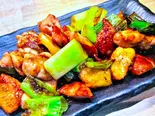 焼鳥の特製味噌だれねぎま焼き(餃子工房ちびすけ 梅田総本店)