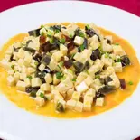 ピータンと豆腐の和えもの（中国料理 竹園 百年橋店）