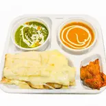 2カレーチーズナンセット 2CURRY CHEESENAN SET（バスナ）