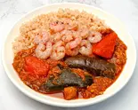 プリプリえびの贅沢バランスカレー xury Balanced Curry with Shrimp（【ダイエット用】ヘルシイズカレー虎ノ門店 Healthy Curry TORANOMON）