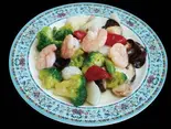 海鮮と野菜炒め（新中華李記）