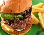 ハンバーガー【ポテト付きのセット】(THE GRABBER hamburger pub)