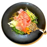 生ハム大盛りまぜそば（麺や まぜそば 龍神）
