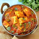 Matar paneer (1 plain naan incl) カッテージチーズとグリーンピースのカリー(プレーンナーン1枚つき)（DELHI'S CAFE）