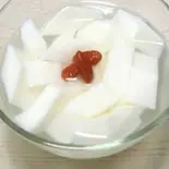 マンゴーベリー杏仁豆腐 fruit almond tofu(ルーローハン 専門店 lur rou fan Pork Rice 豚肉庵 butaniku an 北千住店)