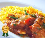 カレー+サラダセット(ライス)Curry＆Rice Salad set（アジアン de Eat）