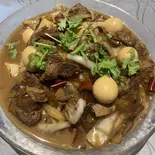 豚の角煮、ほし豆腐、鶉玉子(红烧肉全家福)（寛窄巷子 カンザイシャンズ 蒲田店）