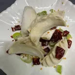 むし餃子の辛子そースかけ（鴻運食房）