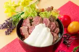 雪見ソース！やわらか牛ハラミ丼（ハラミ・ローストビーフ丼 ハラミと米 名古屋中村日赤店）
