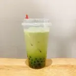【タピオカ】抹茶ミルク（鉄板焼肉 スタミナ亭 清水店）