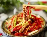 绝味腰花  豚マメの辛炒め（湘味食府）
