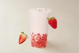 【果肉たっぷり】タピオカ 苺ミルク Tapioca Strawberry Milk(至福の贅沢「恋するクレープ」 亀有店)