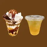 チョコパフェ+ドリンクセットchocolate parfait+drinkset(毎日パフェ Mainichi pafe)