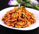 鱼香肉丝 豚肉の魚香(ユイシャン)炒め（ビャンビャン麺 朋友）