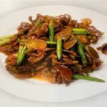 砂ずりニンニクの芽バター炒め(串匠屋)