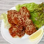 ヤンニョムチキン(大盛)10個入り（大分からあげわん 鴫野西店）