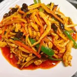 鶏肉の四川風炒め（龍海閣）