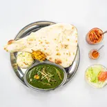 K ほうれん草カレー Spinach curry set(インド料理スーリヤ 東麻布店)