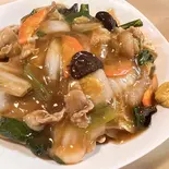 五目あんかけ焼そば（大衆酒場＆食堂888 ハチミツ）