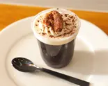 自家製コーヒーゼリー(【自家栽培朝取りレタス使用】サラダとサンドイッチのお店 vege eat′s 堺筋本町店)