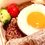 オールスターDX極肉バーグ単品(ジュンマイダイニング JunMai Dining)